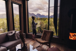 Luxury Nordic Suite with Private Sauna and Panoramic Mountain Views